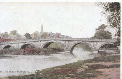 Shropshire Postcard - English Bridge, Shrewsbury   ZZ4421