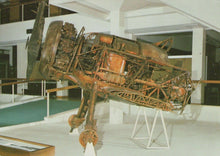 Load image into Gallery viewer, Military Aviation Postcard - Remains of Gloster Gladiator Aeroplane RRR1
