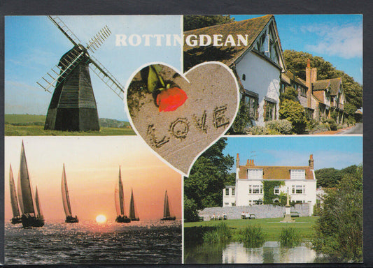 Sussex Postcard - Views of Rottingdean  RR4800