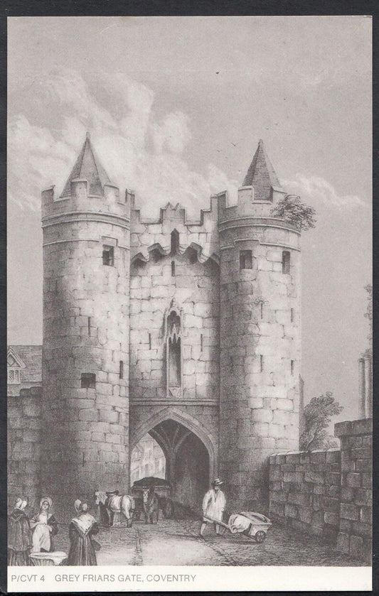 Warwickshire Postcard - Grey Friars Gate, Coventry C1123