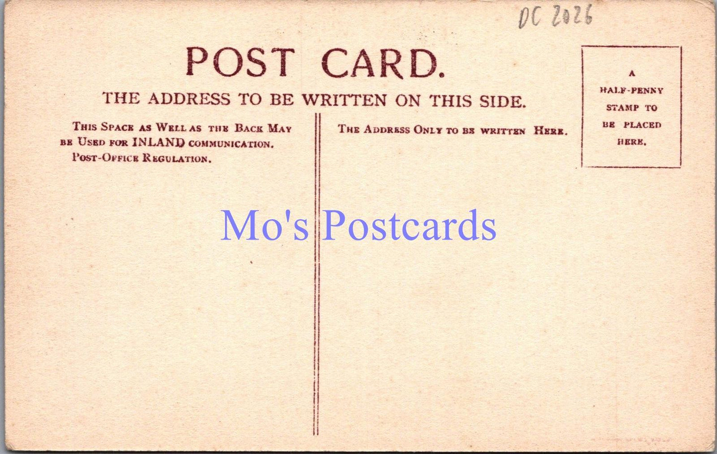 Dorset Postcard - Corfe Castle  DC2026