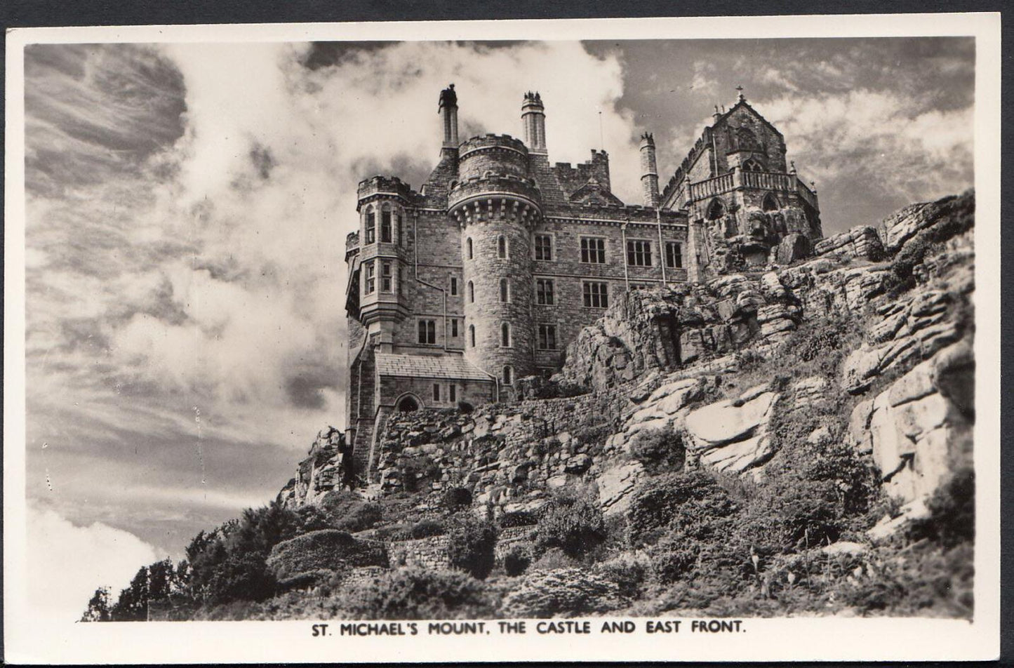 Cornwall Postcard - St Michael's Mount, The Castle & East Front  RS1371