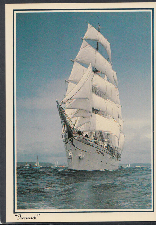 Shipping Postcard - Tall Ships - "Tovarisch"    RR6864