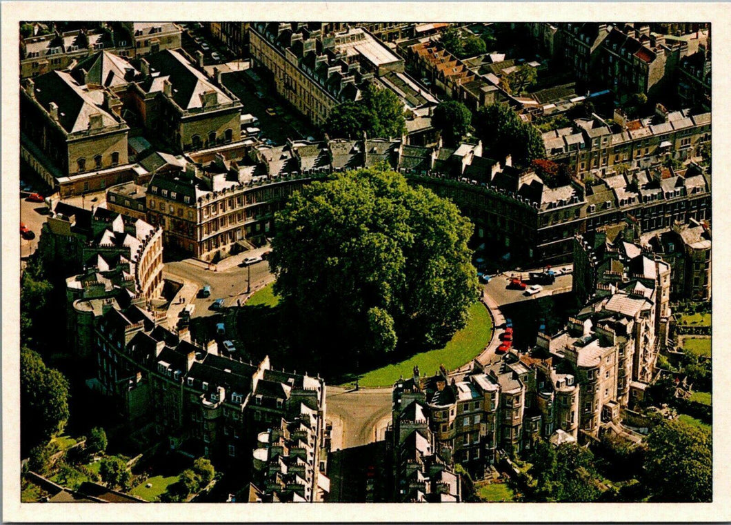 Somerset Postcard - Aerial View of The Circus, Bath  RRR262