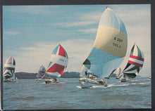 Load image into Gallery viewer, Sports Postcard - Yachting - Yachts Under Spinnaker, Cowes, Isle of Wight RR6858
