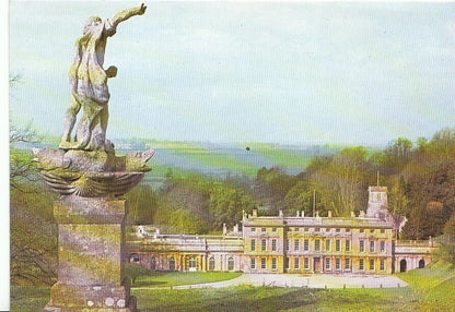 Somerset Postcard - Dyrham Park, near Bath - The East Front and Orangery  AB389