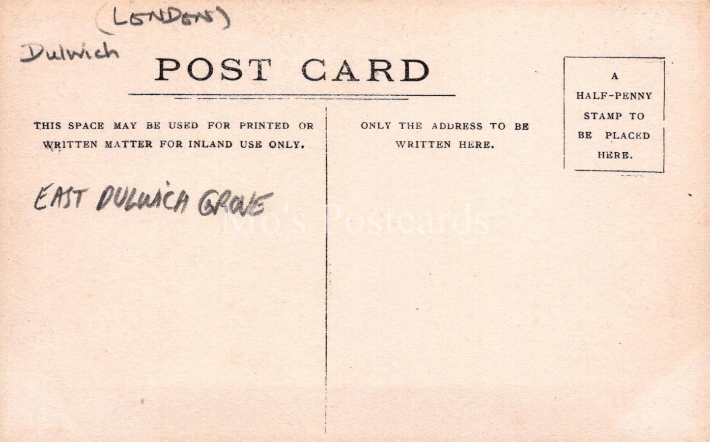 London Postcard - East Dulwich Grove, Southwark  XT111