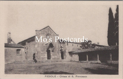 Italy Postcard - Fiesole, Chiesa Di S.Francesco, Tuscany  RS40237