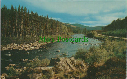 Scotland Postcard - River Dee Near Balmoral Castle, Scottish Landscape RS36087