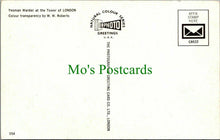 Load image into Gallery viewer, London Postcard - Yeoman Warder at The Tower of London  RS27905
