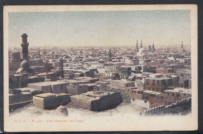 Egypt Postcard - Cairo, Vue Generale Du Caire  RS14106