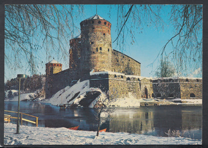 Finland Postcard - Savonlinna - Olavinlinna Castle   RR5707