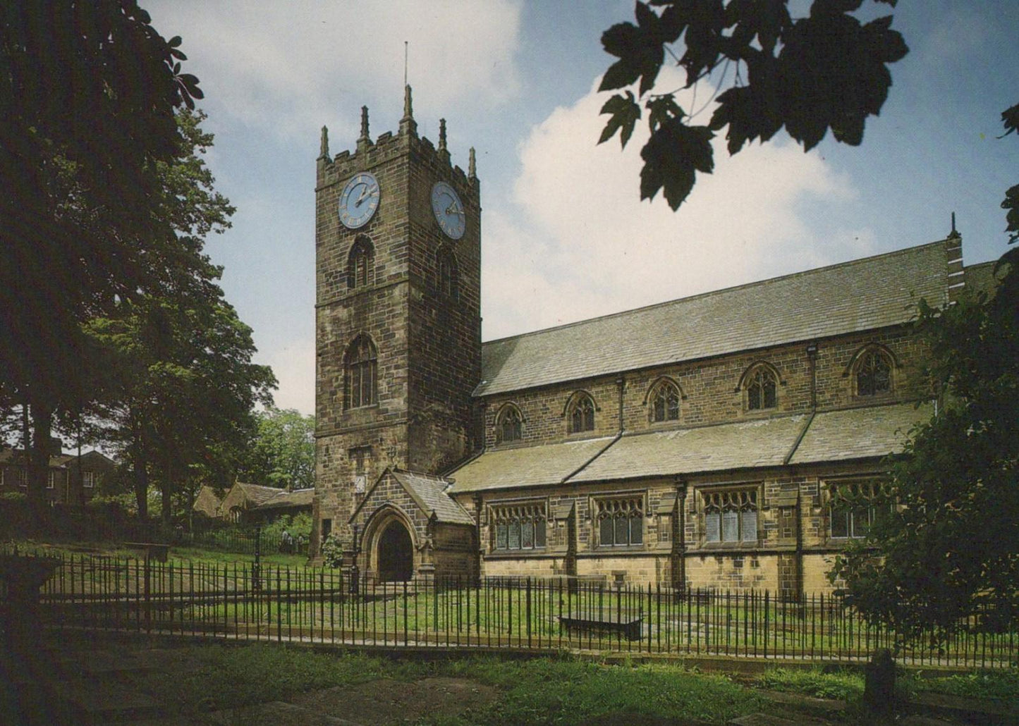 Yorkshire Postcard - Haworth, Parish Church of St Michael & All Angels  RR22962