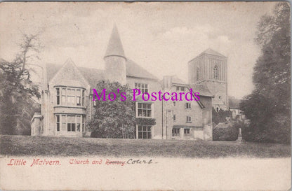 Worcestershire Postcard: Old Malvern Malvern Church And Rectory Court  RS39255