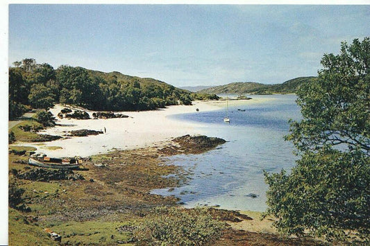 Scotland Postcard - The White Sands of Morar, Inverness-shire   AB115