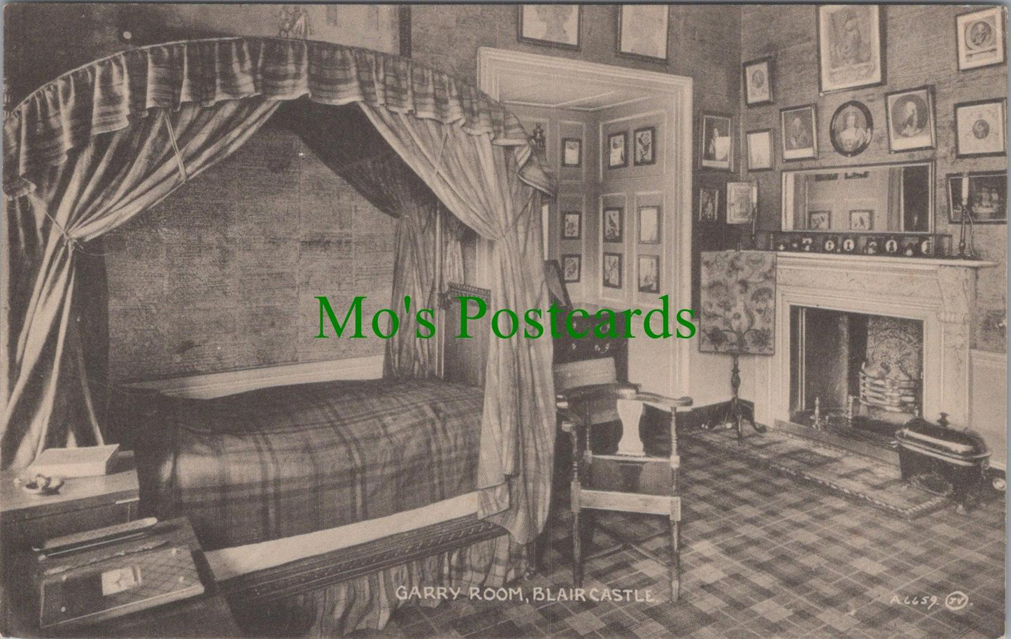 Scotland Postcard - Blair Atholl, Blair Castle, Garry Room - Perthshire  DC2592