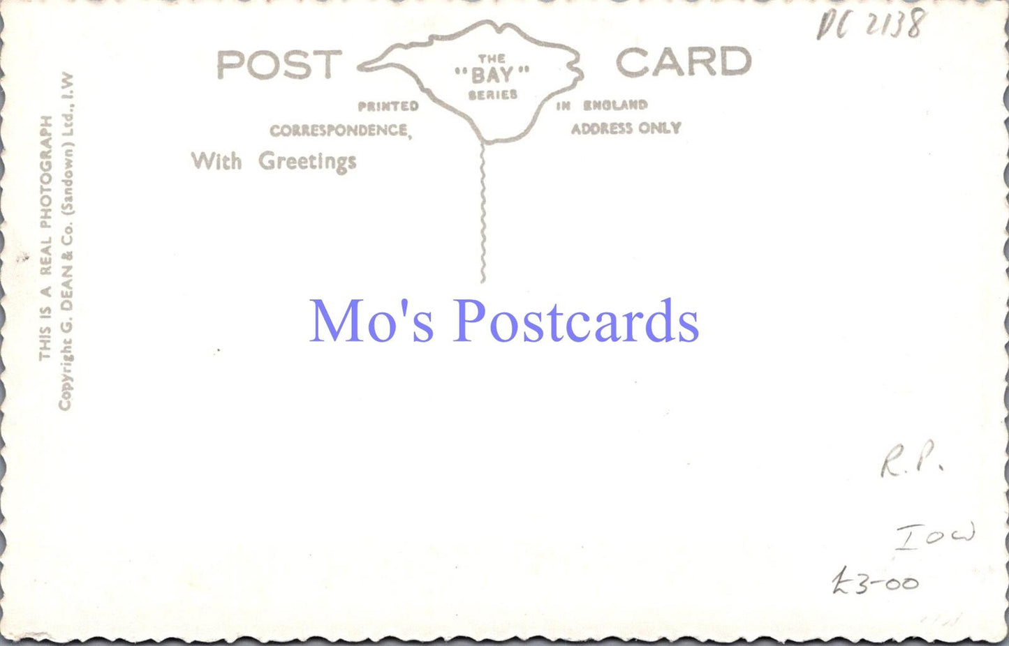 Isle of Wight Postcard - Alum Bay Sand Collecting  DC2138