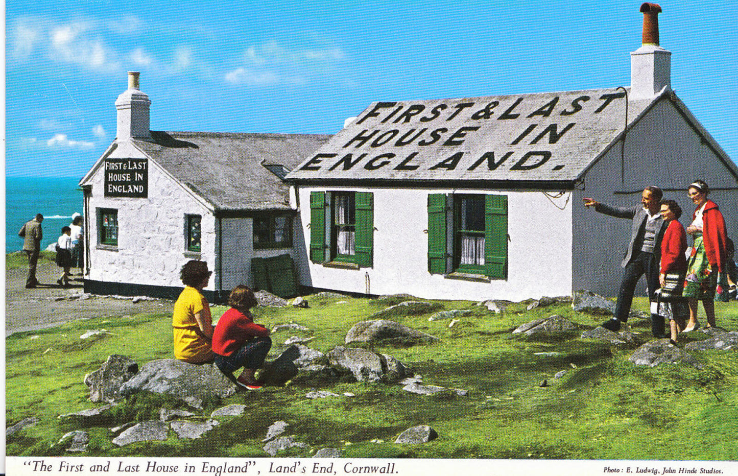Cornwall Postcard: First And Last House In England Land's End 1970’s XX572