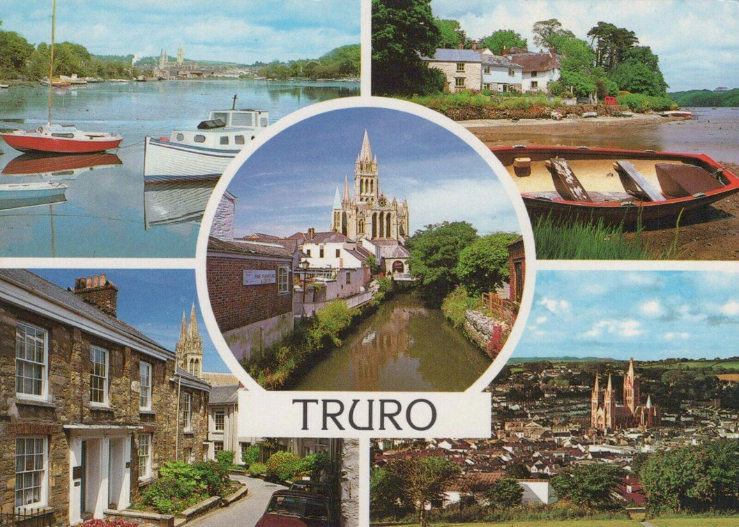 Cornwall Postcard - Views of Truro       RRR45