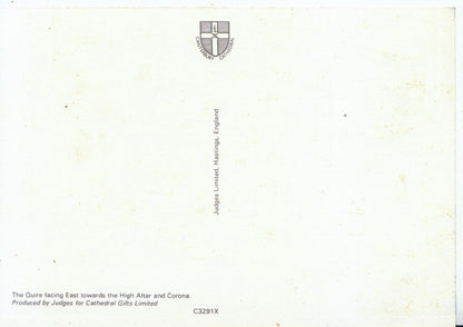Kent Postcard - The Quire, Canterbury Cathedral    SM333