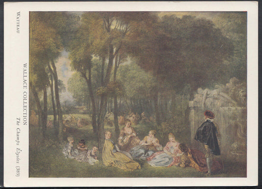 Artist Postcard - Wallace Collection - Watteau - The Champs Elysees   RR4831