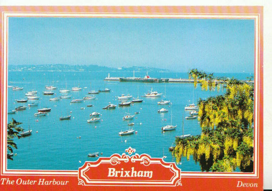 Devon Postcard - The Outer Harbour, Brixham 20776A
