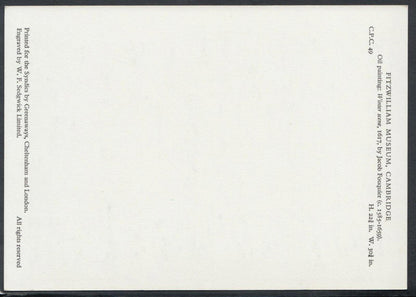 Museum Postcard - Oil Painting Winter Scene, 1617, By Jacob Fouquier RR4922