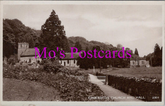 Yorkshire Postcard - Ebberston Church and Hall   HM308