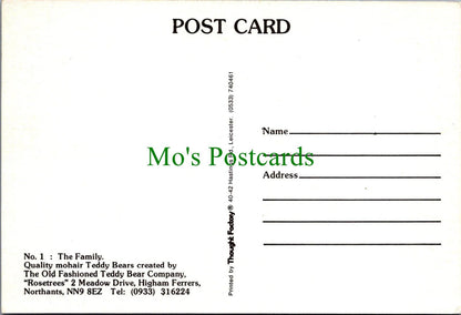 Toys Postcard - Cute Quality Mohair Teddy Bears, Teddy Bear Company Ref.RR16063