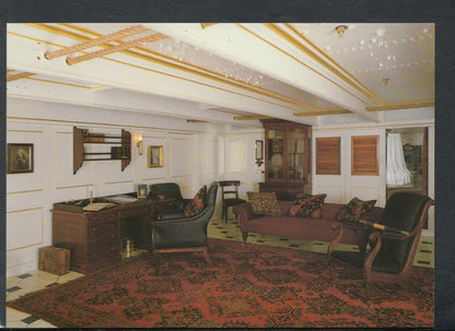 Shipping Postcard - The Captain's Day Cabin, HMS Warrior, Portsmouth  RR7273