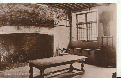 Suffolk Postcard: Ipswich, Christchurch Mansion, The Kitchen TZ1088