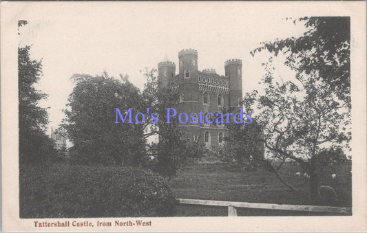 Lincolnshire Postcard - Tattershall Castle, From North West  DC2375