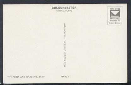 Somerset Postcard - The Abbey and Gardens, Bath  RS14515