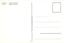 Load image into Gallery viewer, Aviation Postcard - Nigeria Airways Airbus A.310 221 Aeroplane RR9941
