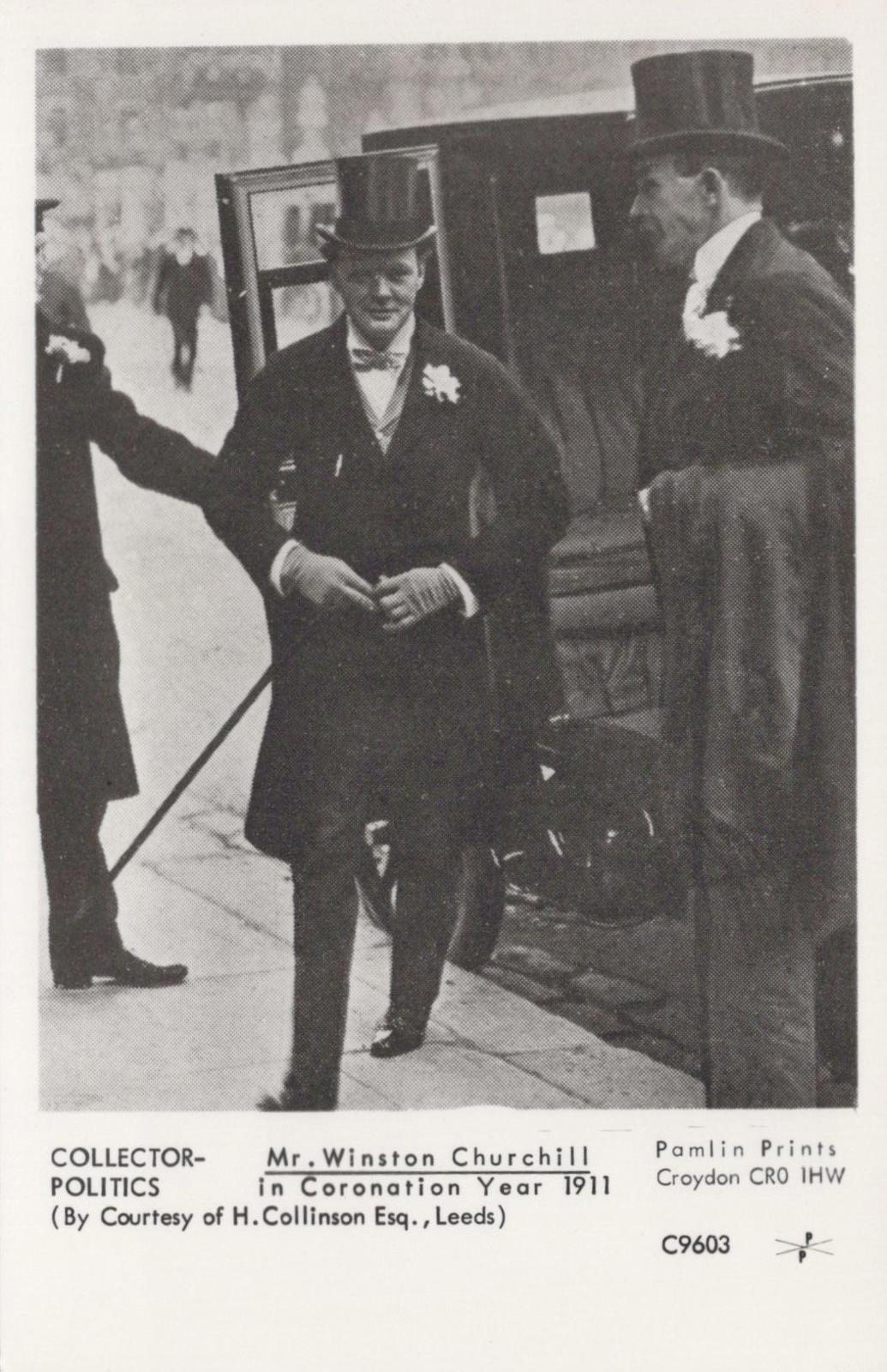 Politics Postcard - Sir Winston Churchill in Coronation Year 1911 - XT20