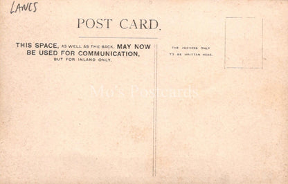 Lancashire Postcard - Children at Carr Lane End, Pilling Village  XT75