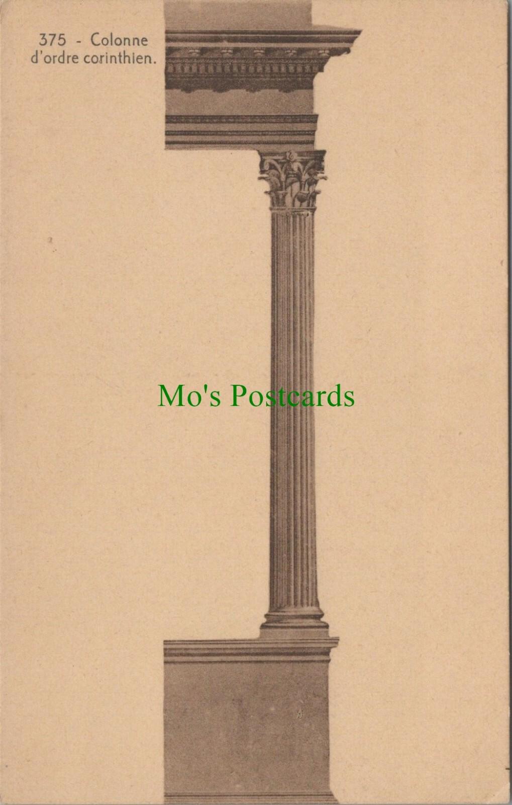 Belgium Postcard - Colonne d'Ordre Corinthlen, Maison d'Art, Bruxelles RS28244