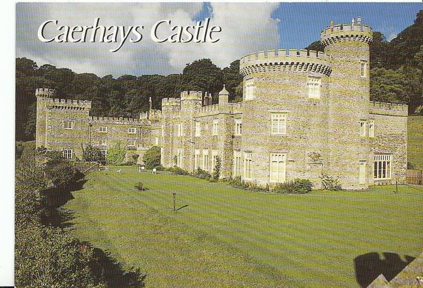 Cornwall Postcard, Caerhays Castle, Nr St Michael Caerhays  AB547