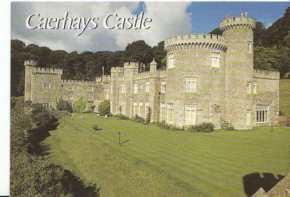 Cornwall Postcard, Caerhays Castle, Nr St Michael Caerhays  AB547