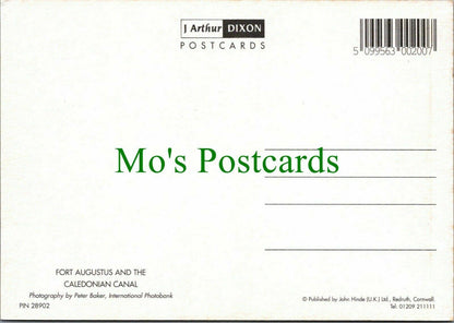 Canals Postcard - Fort Augustus and The Caledonian Canal RR11013