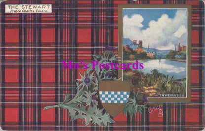 Scotland Postcard - Inverness Stewart Tartan, Prince Charles Edward  HM152