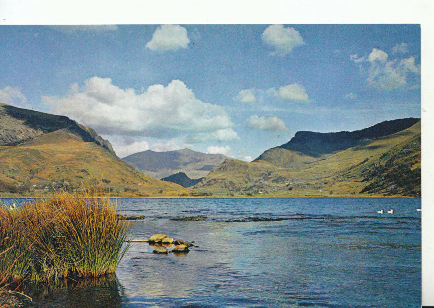 Wales Postcard - Snowdon from Llyn Nantlle - Caernarvonshire  TZ8679