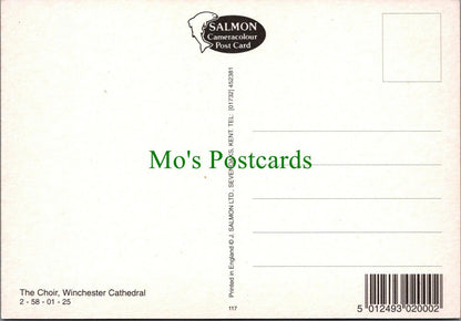 Hampshire Postcard - The Choir, Winchester Cathedral   RR12096