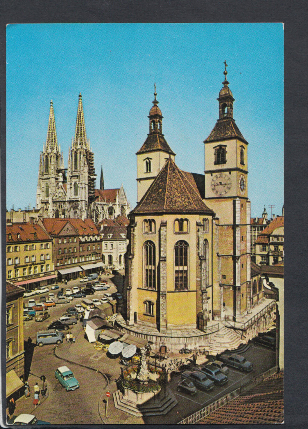 Germany Postcard - Regensburg - Neupfarrplatz Mit Blick Zum Dom   RS5614