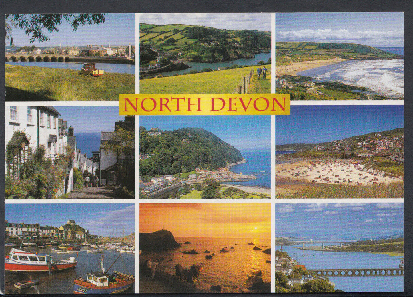 Devon Postcard - Views of North Devon  RR4770