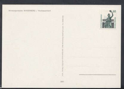 Germany Postcard: Winterberg Hochsauerland St Georg Schanze Ski Jump T1601