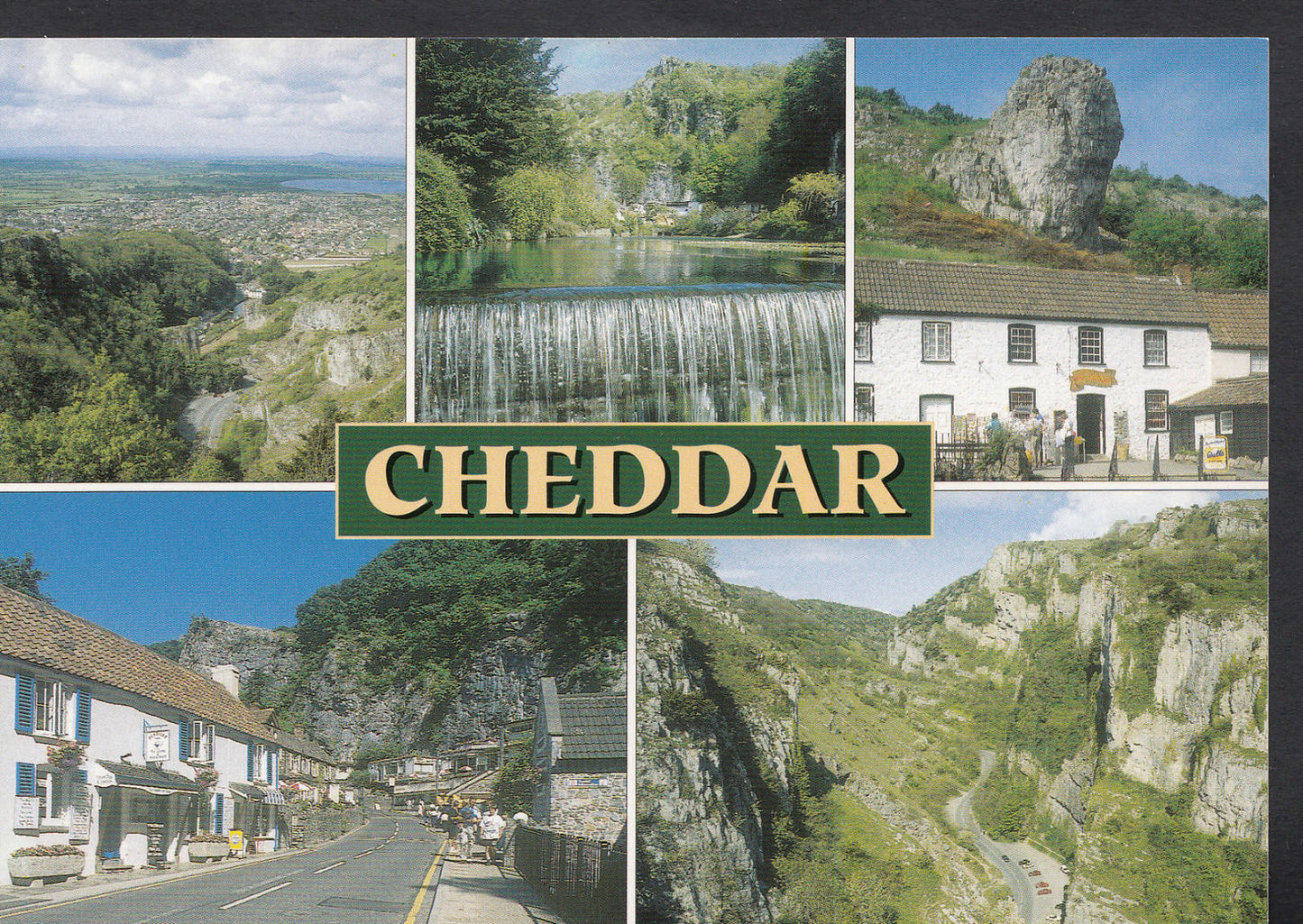 Somerset Postcard - Views of Cheddar    WC381