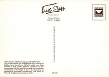 Load image into Gallery viewer, Lincolnshire Postcard - Lincoln Cathedral East Window    RRR524
