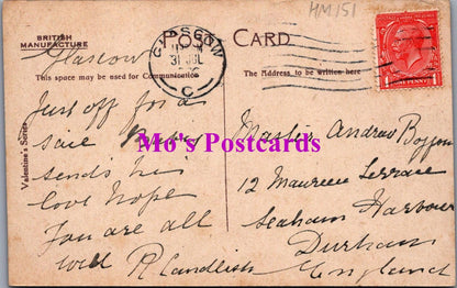 Scotland Postcard - Glasgow, Broomielaw. Robertson Tartan   HM151