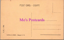 Load image into Gallery viewer, Egypt Postcard - Canal of Suez, Chantier No VI, Shipping, Boats -  RS37515
